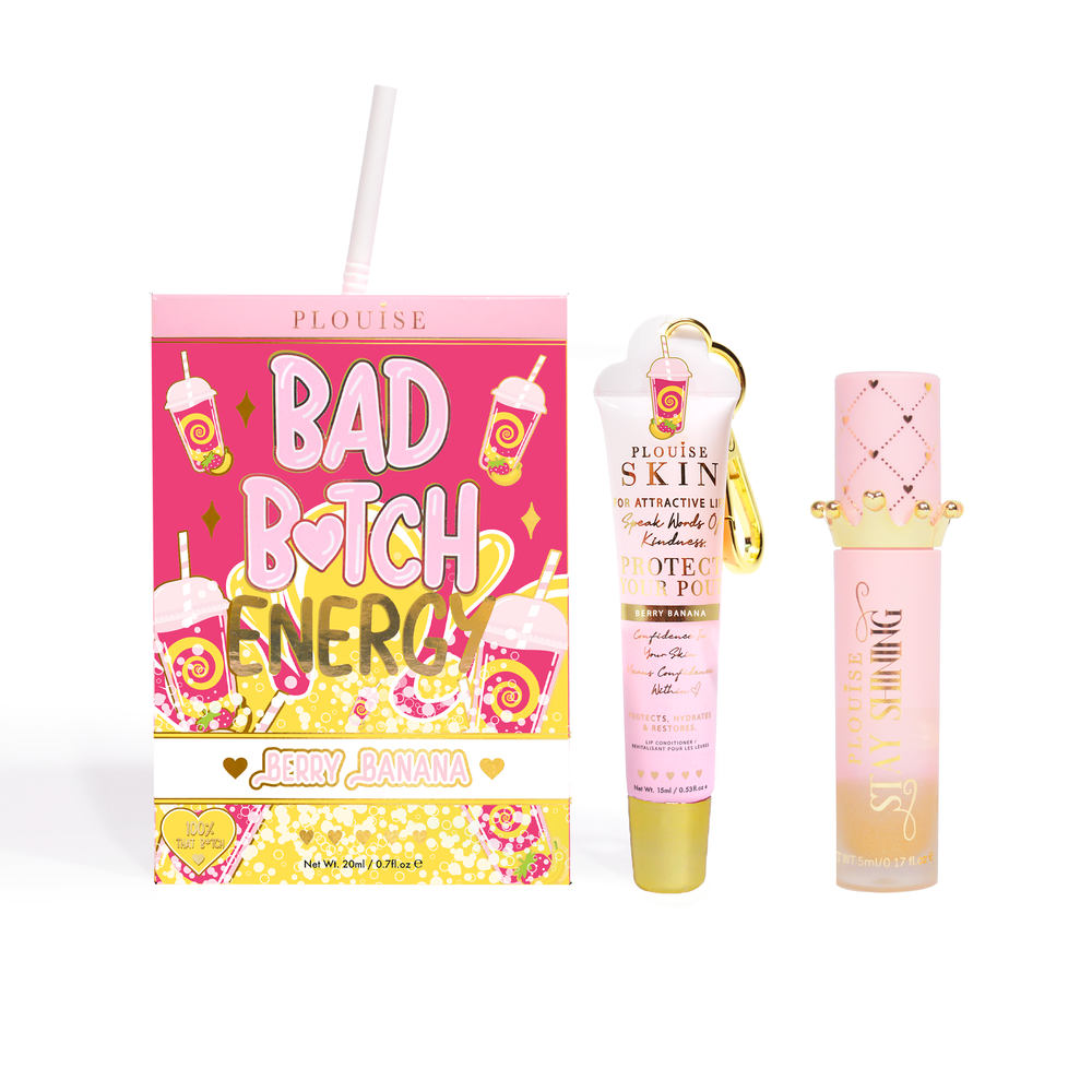 Dúo de acondicionador y aceite labial Bad Bitch Energy