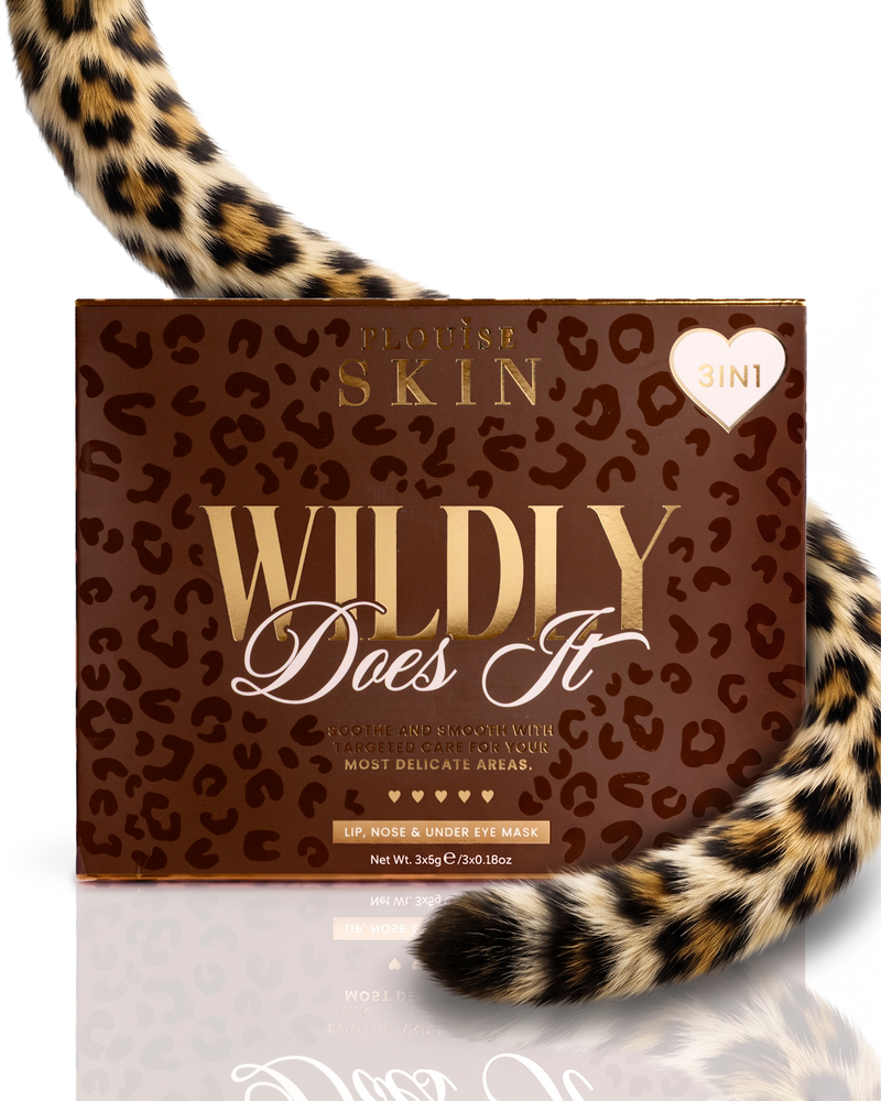 Cheetah Wildly Does It Læbe-, næse- og øjenmaske