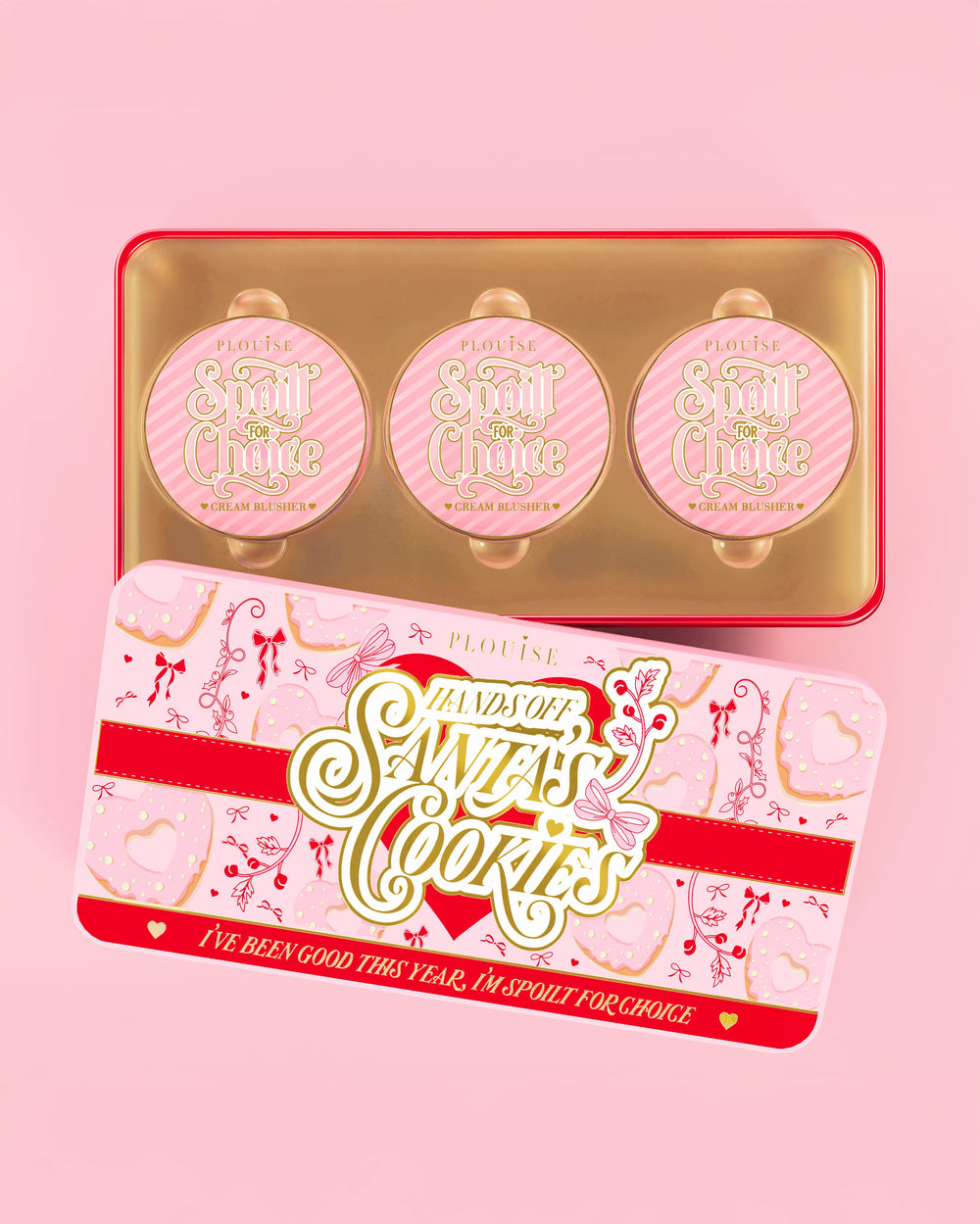 Julemandens Cookies Forkælet For Choice Blush Tin