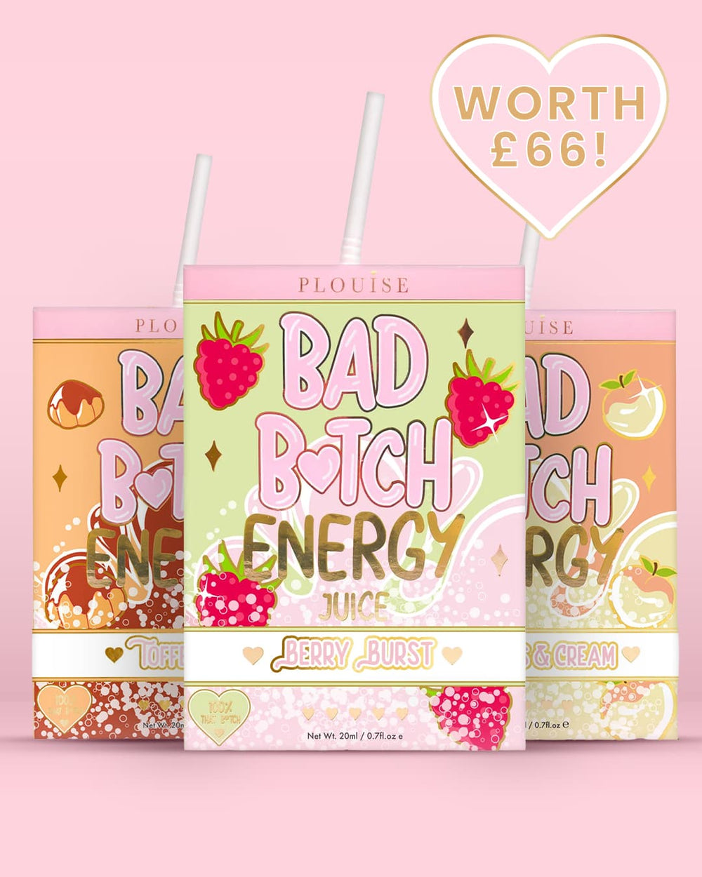 Trío de labios Bad Bitch Energy