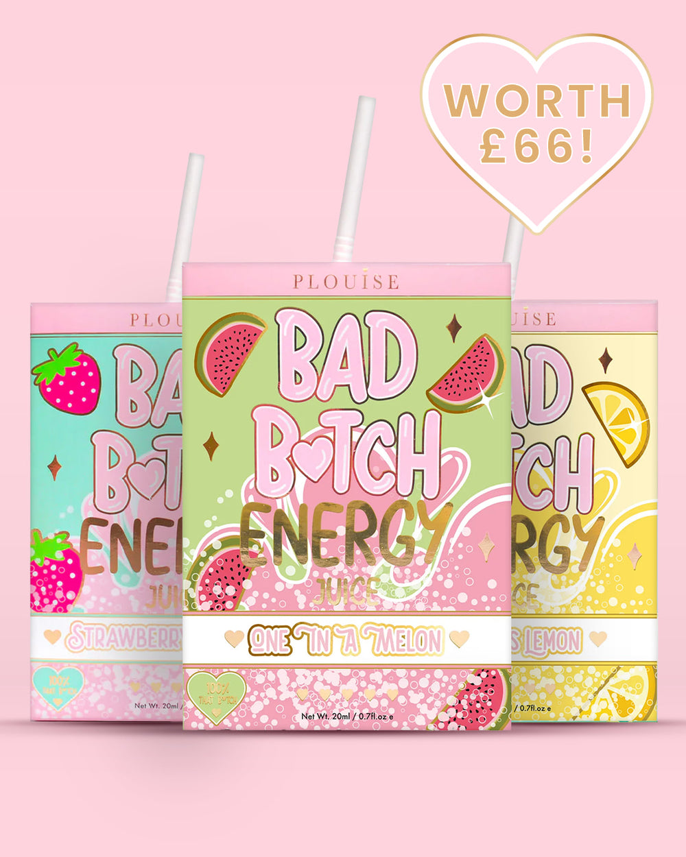 Trío de labios Bad Bitch Energy