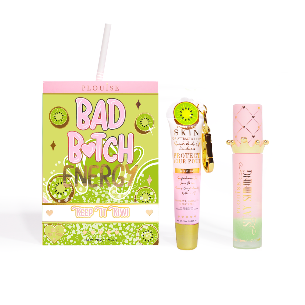 Dúo de acondicionador y aceite labial Bad Bitch Energy