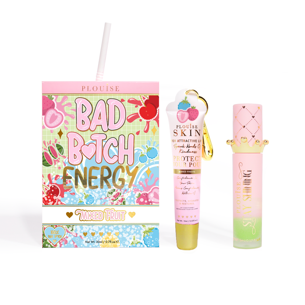 Dúo de acondicionador y aceite labial Bad Bitch Energy
