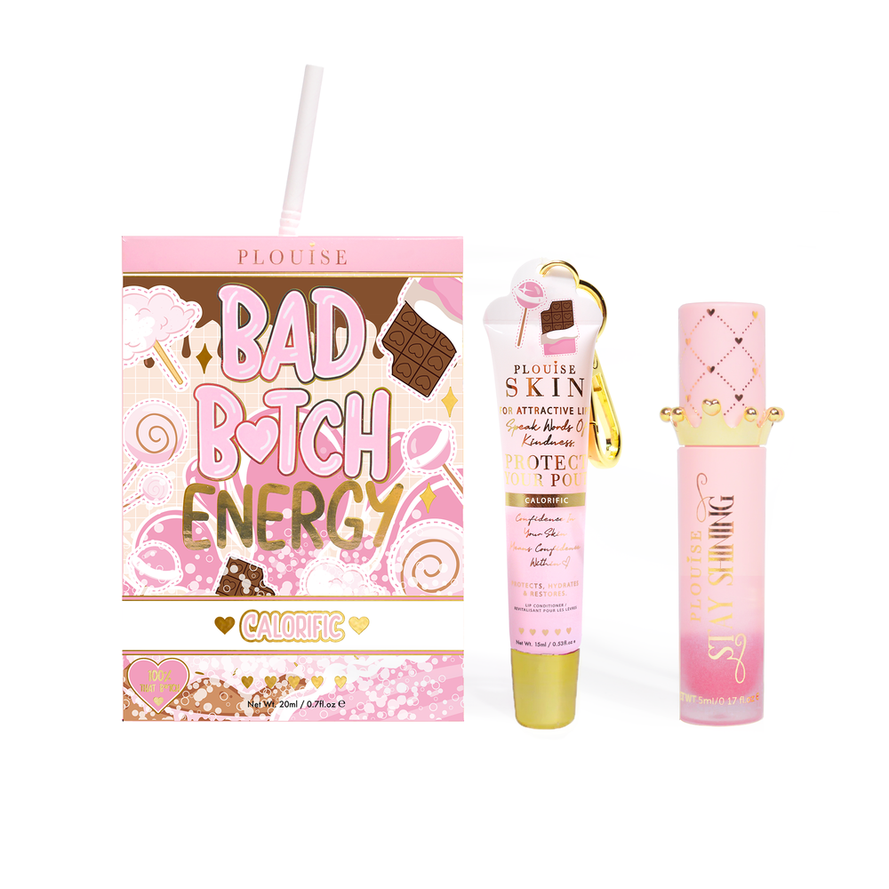 Dúo de acondicionador y aceite labial Bad Bitch Energy
