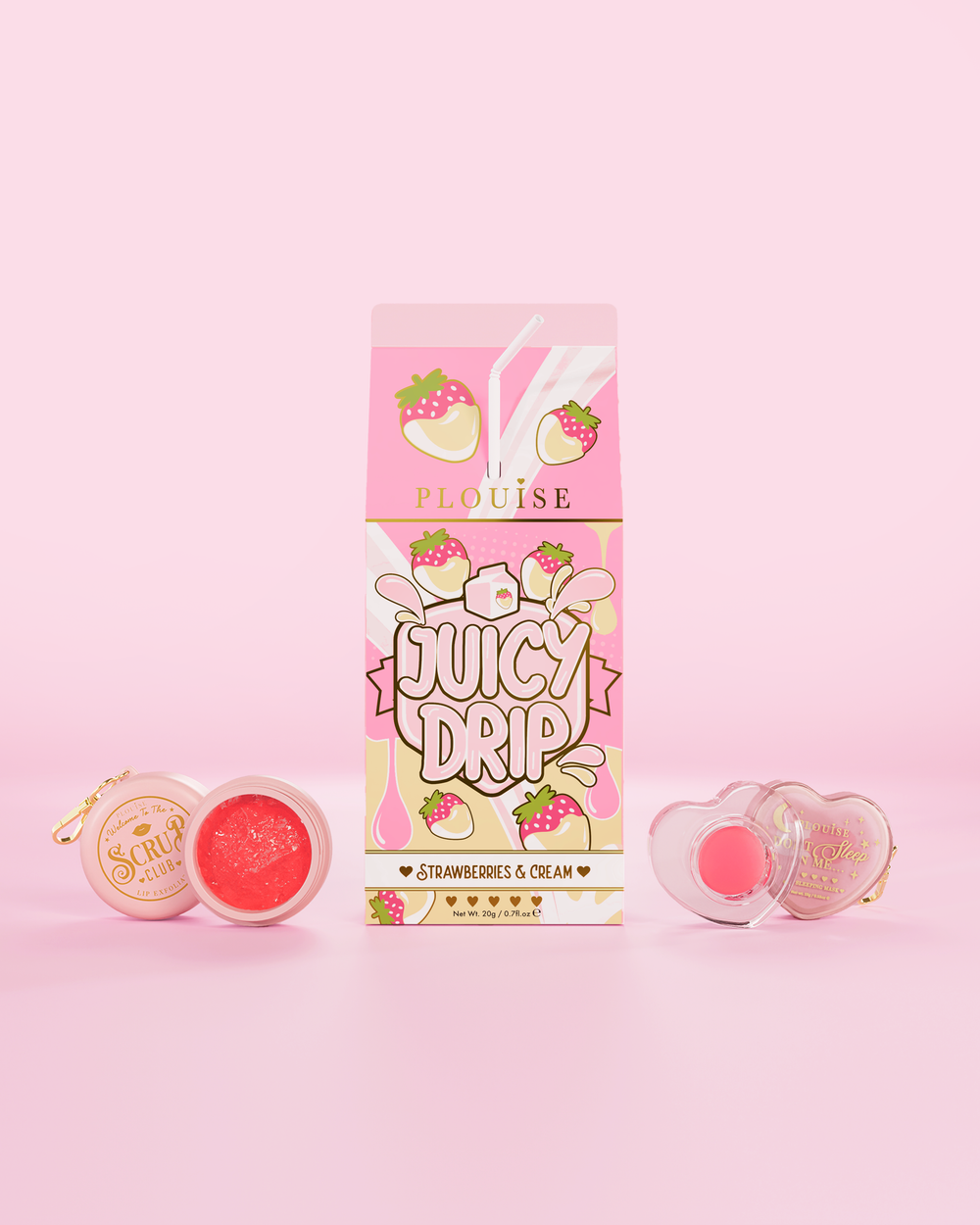 Dúo de mascarilla labial y exfoliante labial Juicy Drip