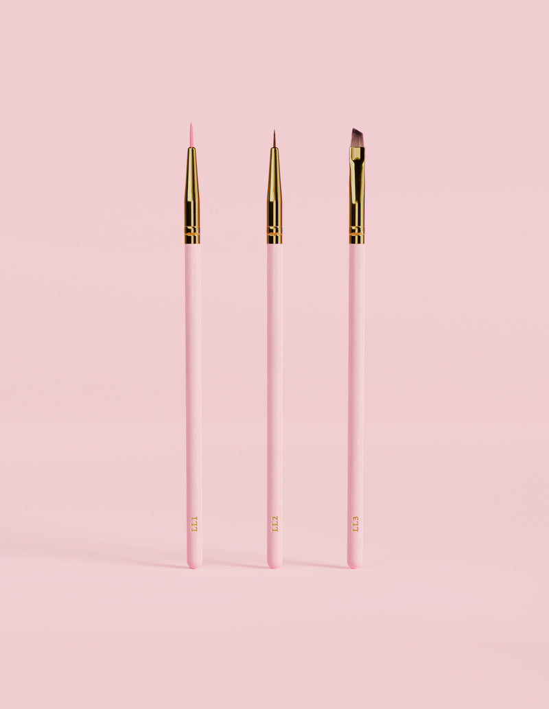 Learning Lines 3-delt Eyeliner & Detail Brush Set
