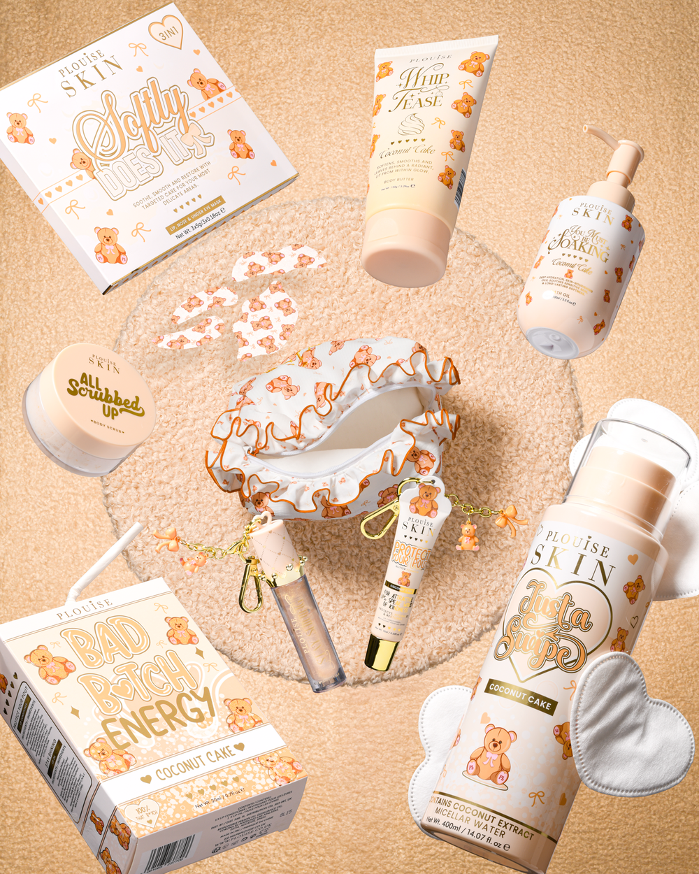 Teddy Touch Large Print Bag & Bodycare Set - PRE ORDER
