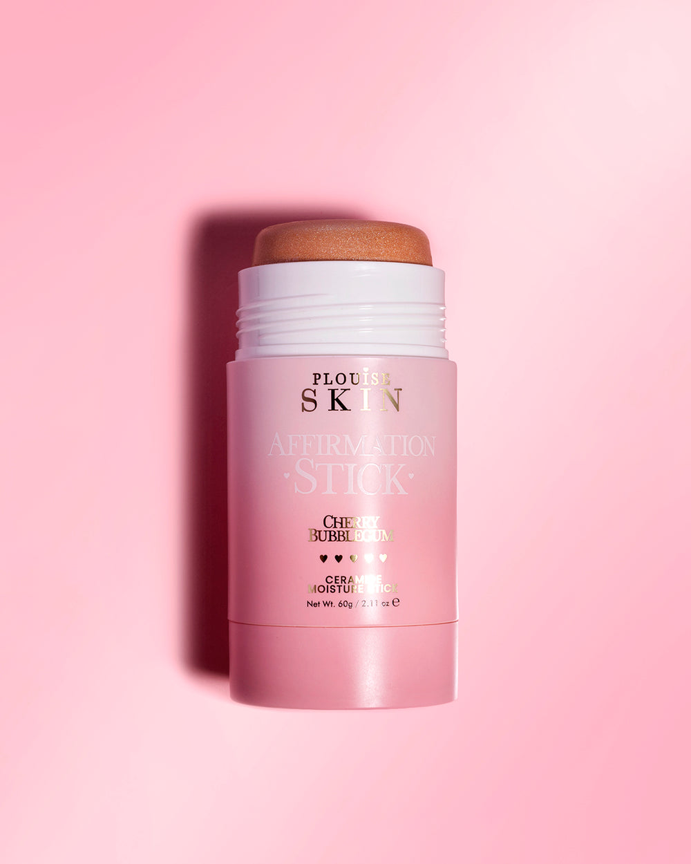 P.Louise Affirmation Stick Ceramida Moisture Shimmer Glow Cherry Bubblegum Stick