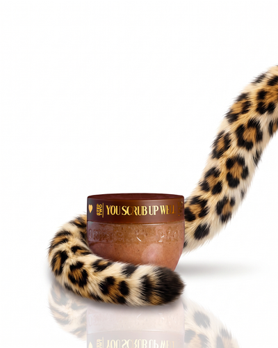 Cheetah, te frotas bien, exfoliante corporal con azúcar