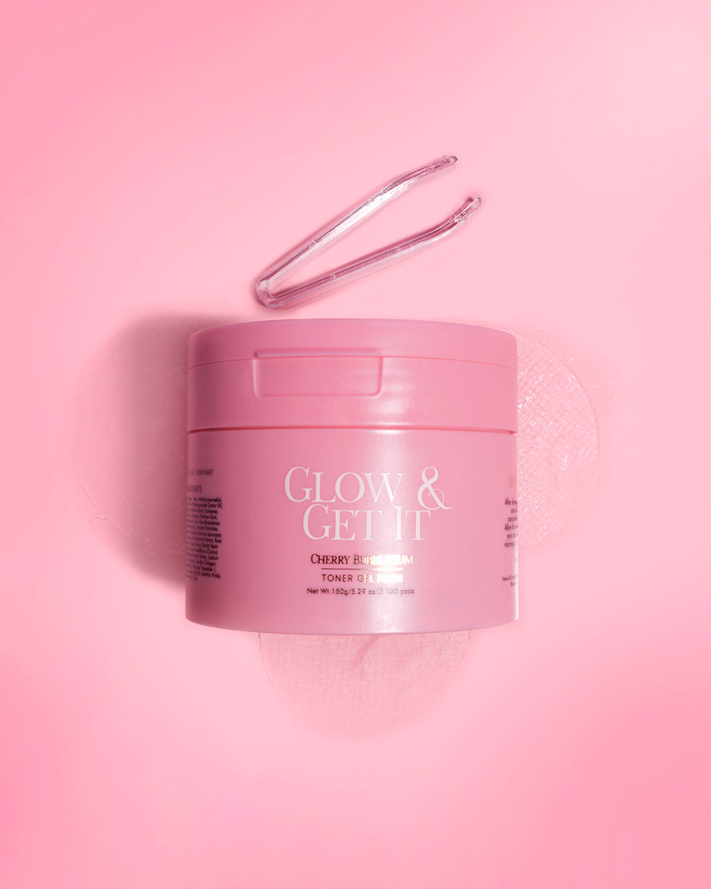 P.Louise Glow And Get It Glow Toner Pads Cereza Bubblegum