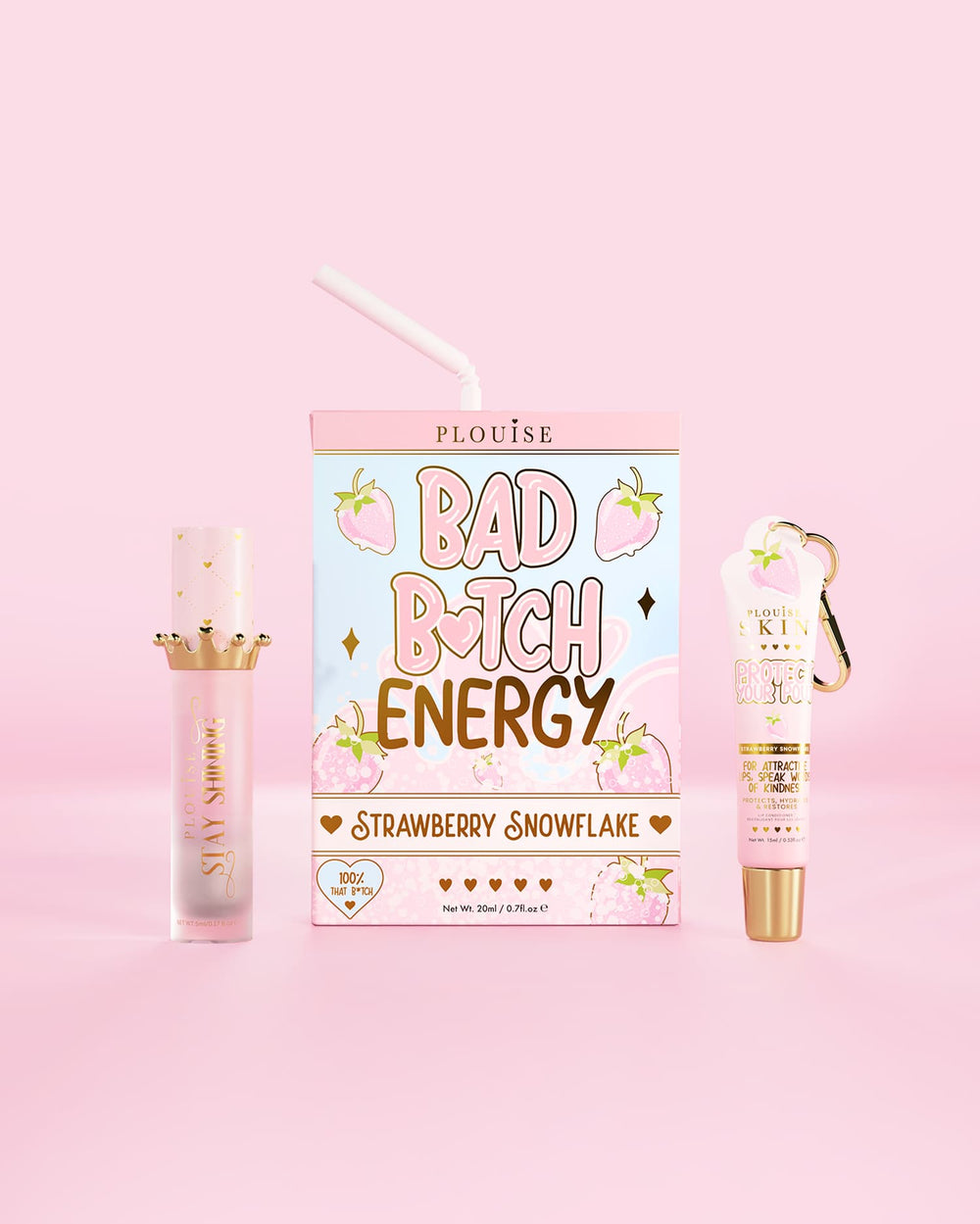 Dúo de acondicionador y aceite labial Bad Bitch Energy