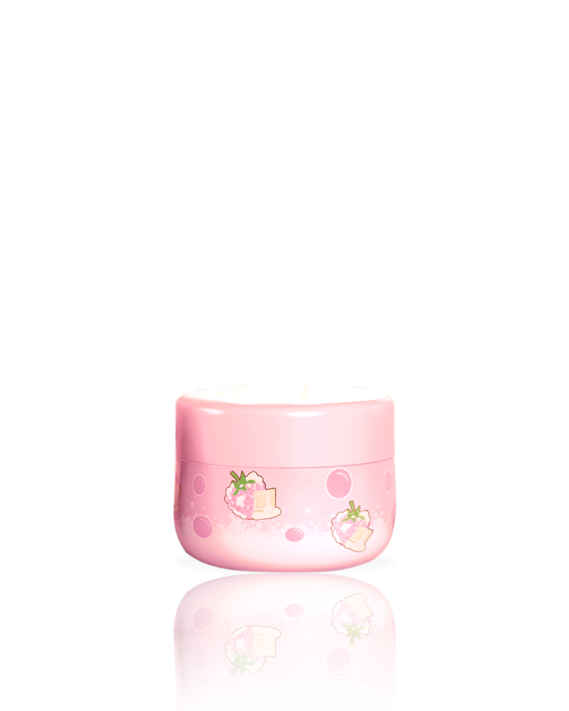 Plump Me Pretty Moisturizer - MINI - Frostet hindbær og hvid chokolade