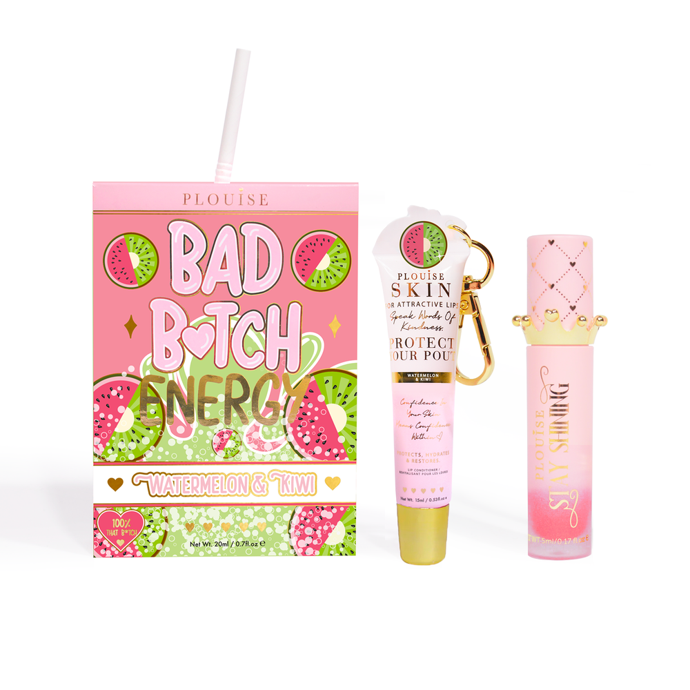 Dúo de acondicionador y aceite labial Bad Bitch Energy