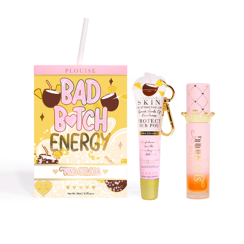Dúo de acondicionador y aceite labial Bad Bitch Energy