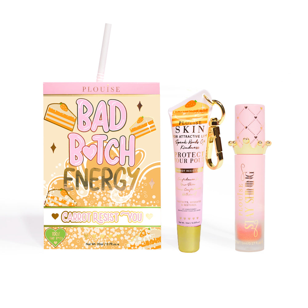 Dúo de acondicionador y aceite labial Bad Bitch Energy