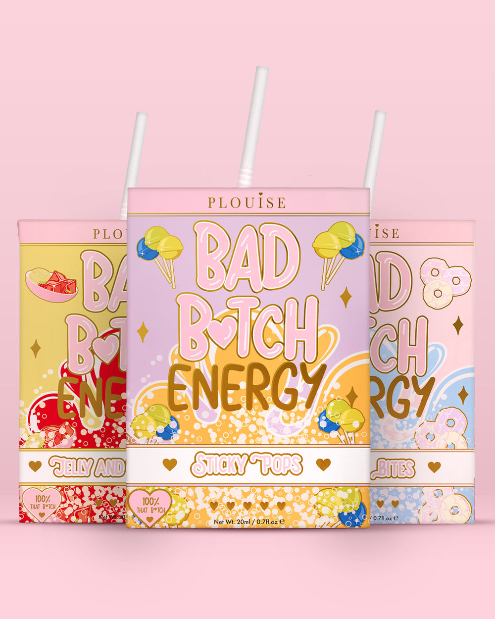 Trío de labios Bad Bitch Energy