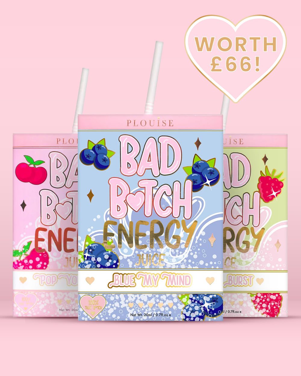 Trío de labios Bad Bitch Energy