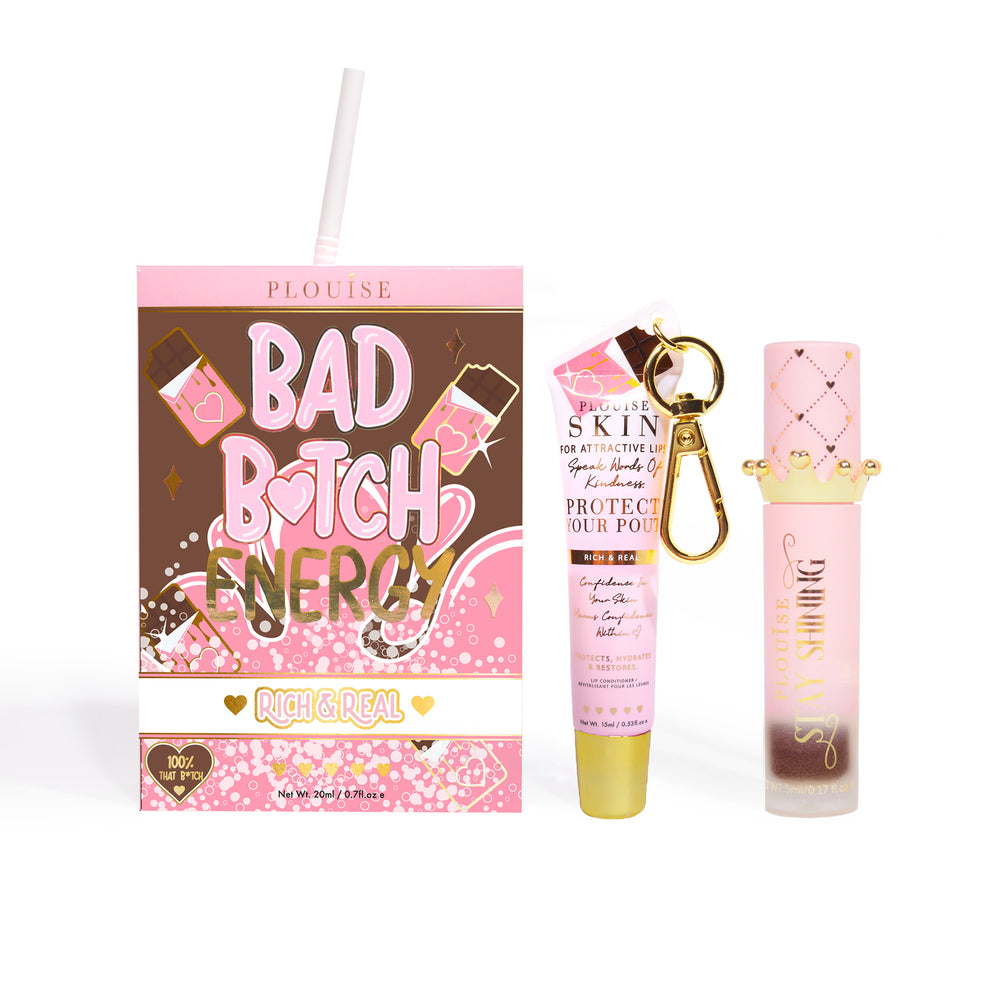 Dúo de acondicionador y aceite labial Bad Bitch Energy