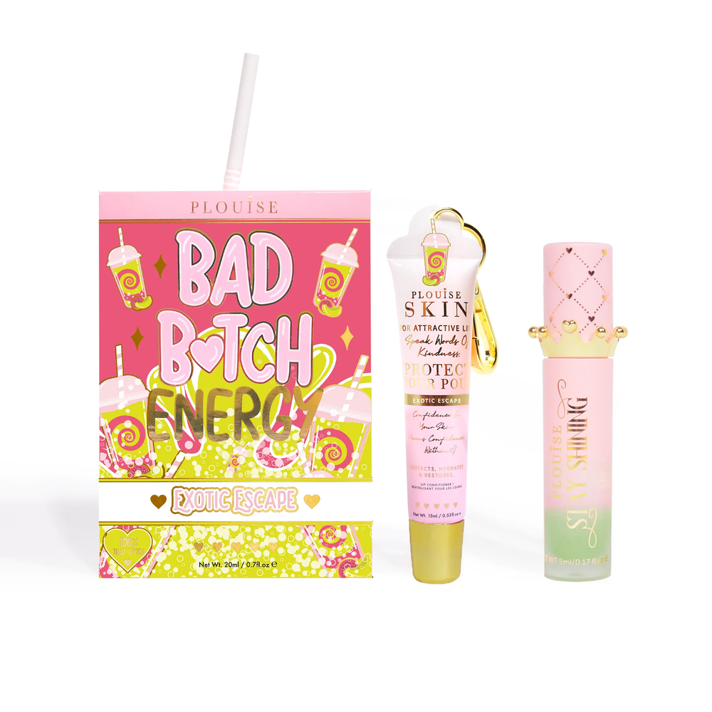 Dúo de acondicionador y aceite labial Bad Bitch Energy