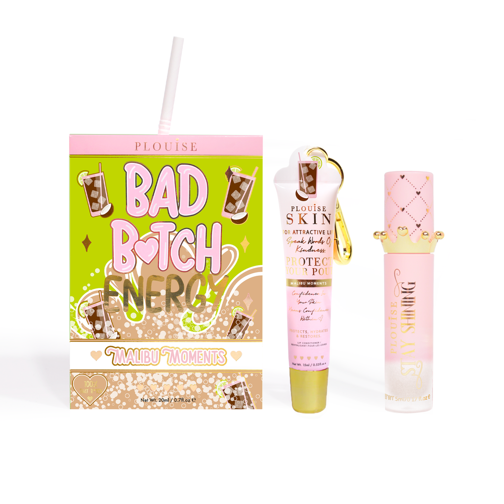 Dúo de acondicionador y aceite labial Bad Bitch Energy