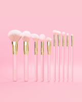Smuk i Pink Sløjfe Makeup Kit & Taske