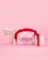 Smuk i Pink Sløjfe Makeup Kit & Taske