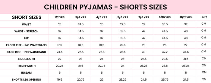 Piger julesløjfe pyjamas - shorts sæt