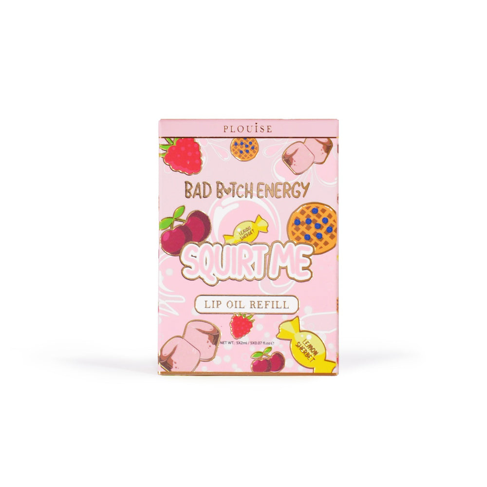 Paquetes de bolsitas de repuesto de aceite labial Squirt Me 5ml