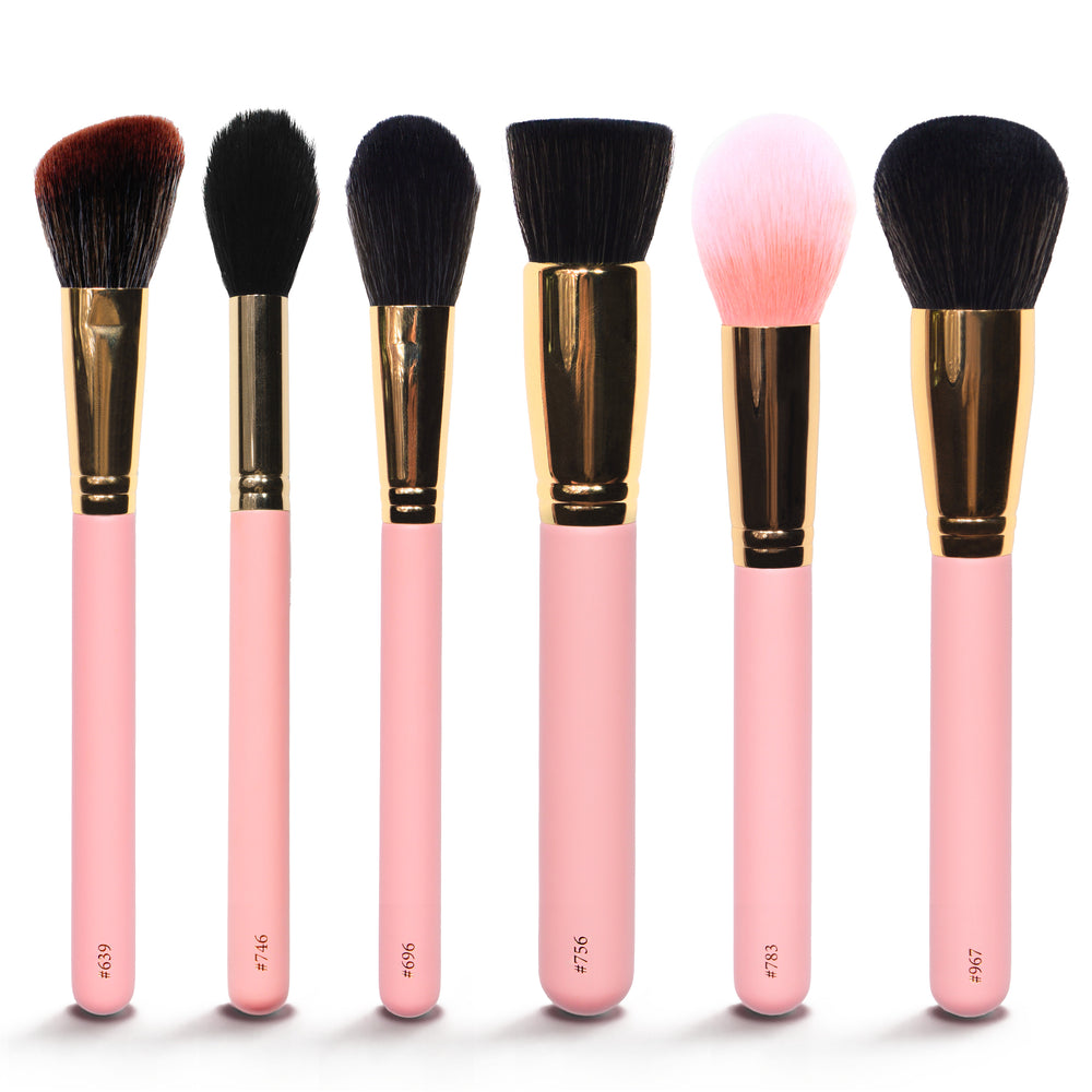 Juego de brochas para bolsa de maquillaje base