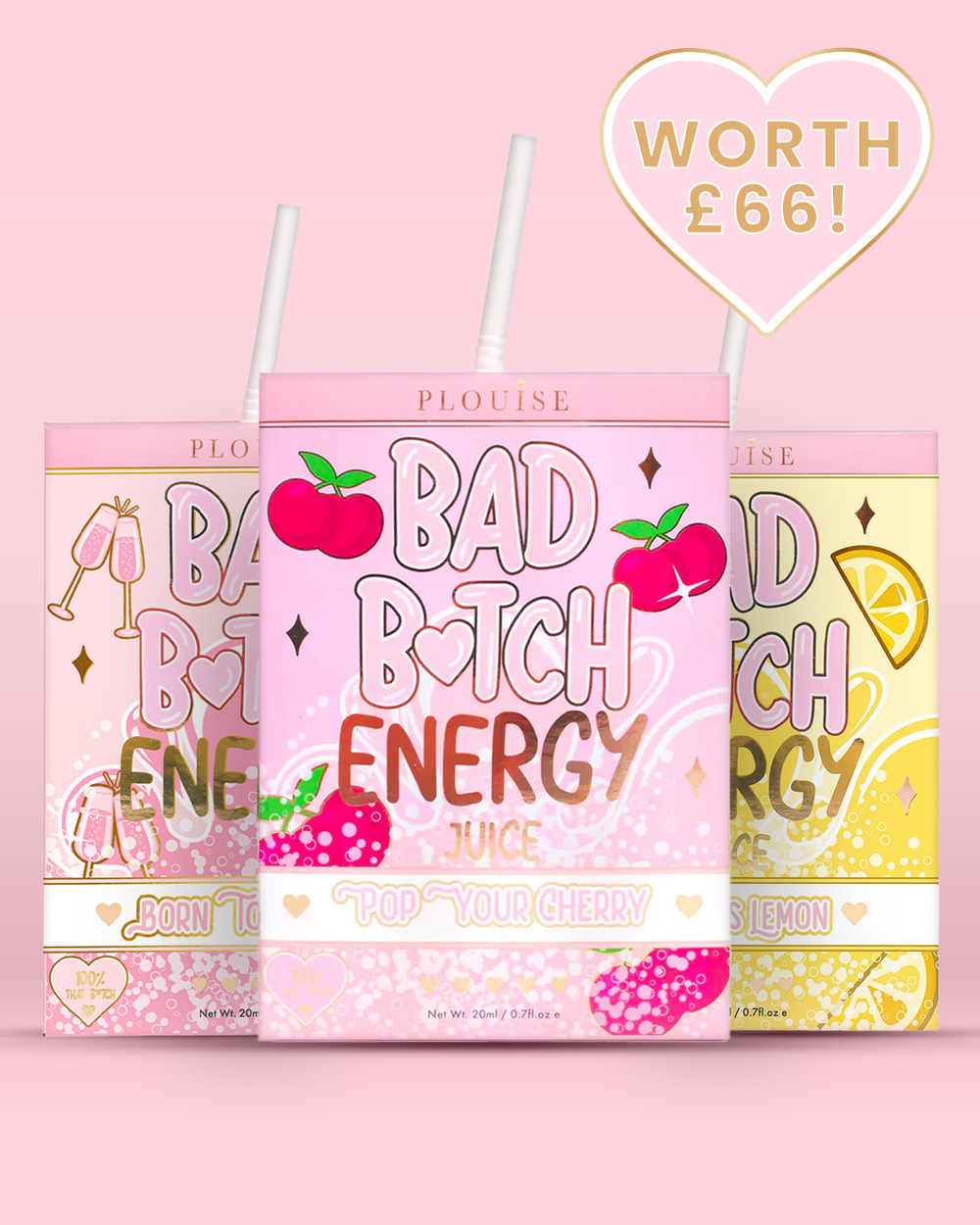 Trío de labios Bad Bitch Energy