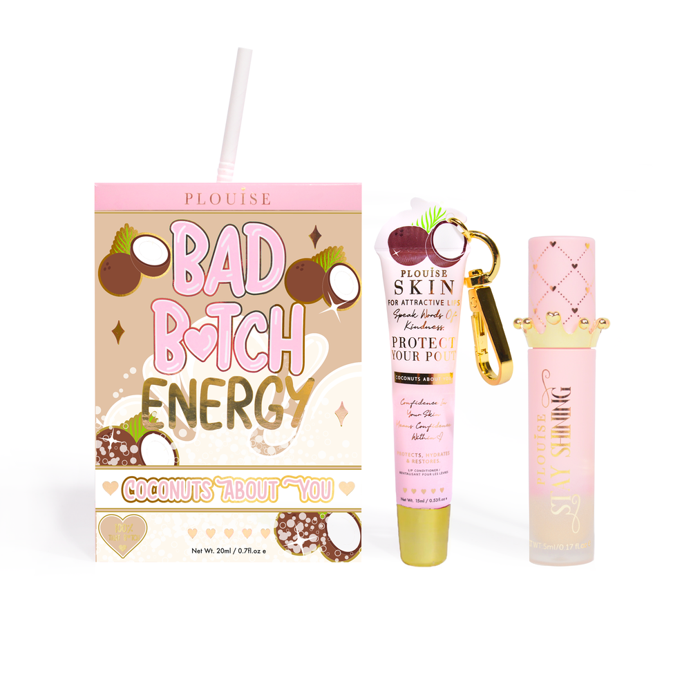Dúo de acondicionador y aceite labial Bad Bitch Energy