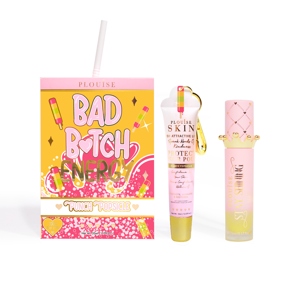 Dúo de acondicionador y aceite labial Bad Bitch Energy