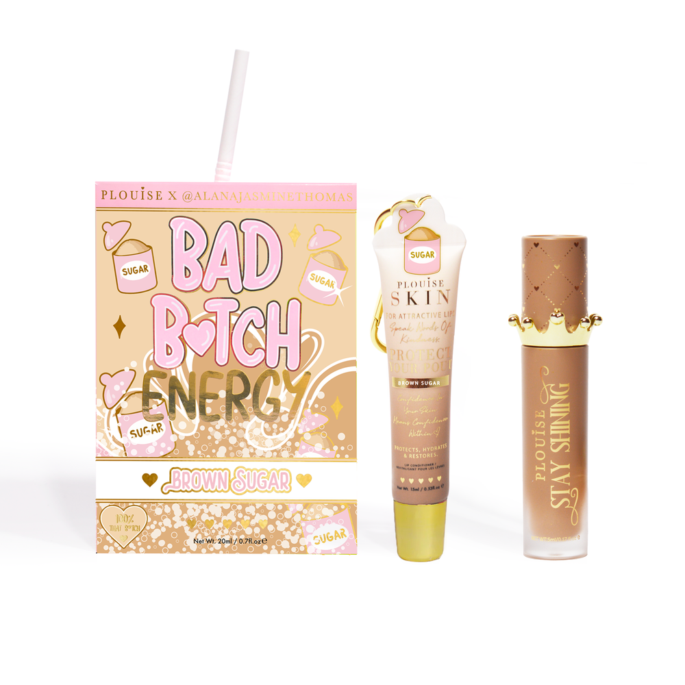 Dúo de acondicionador y aceite labial Bad Bitch Energy