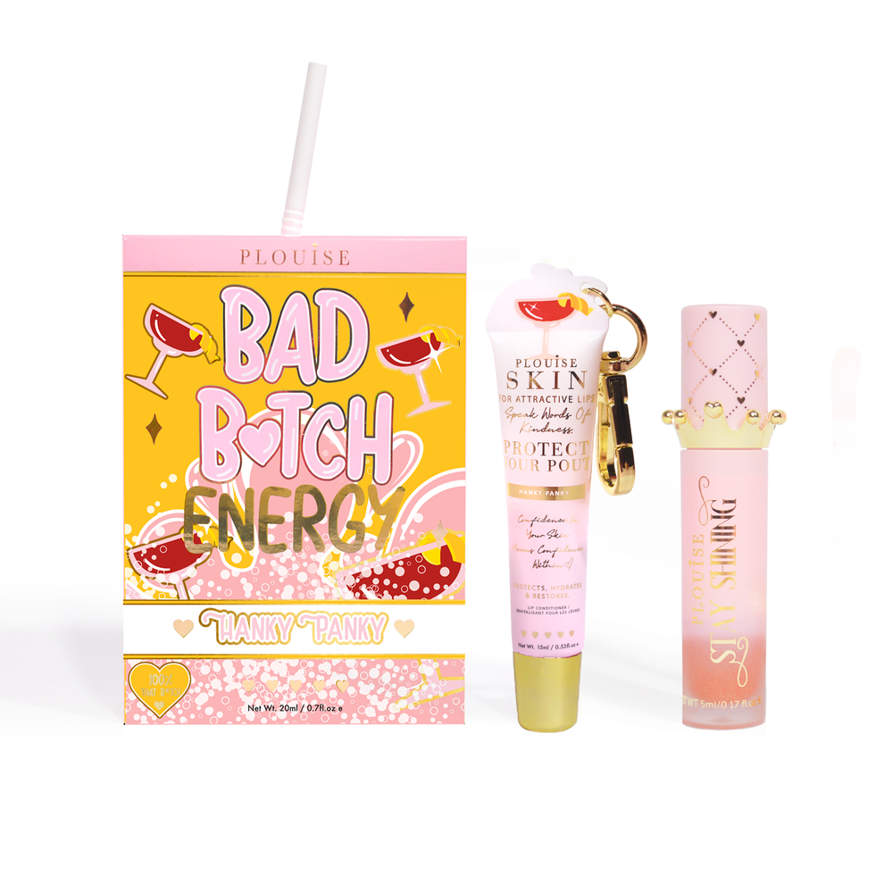 Dúo de acondicionador y aceite labial Bad Bitch Energy