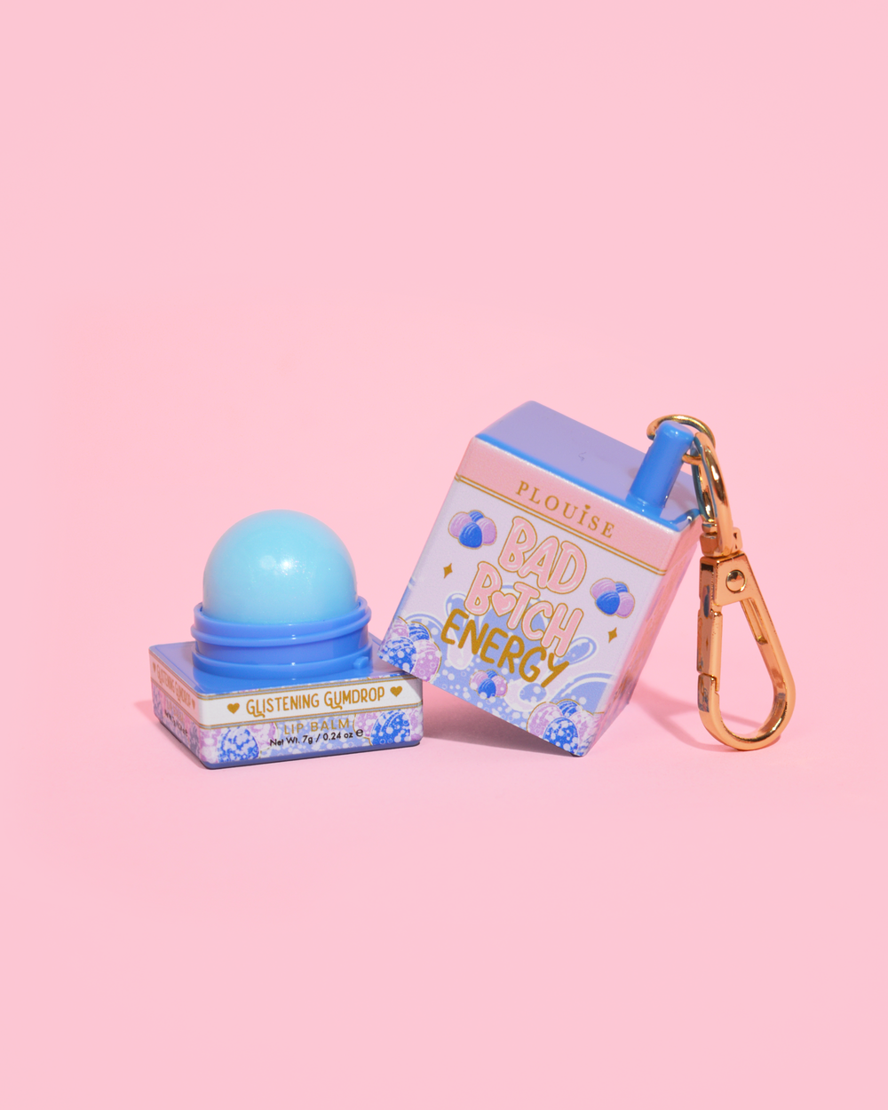 Bad Bitch Energy nøglering læbepomade