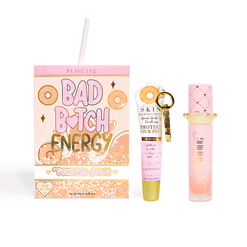 Dúo de acondicionador y aceite labial Bad Bitch Energy