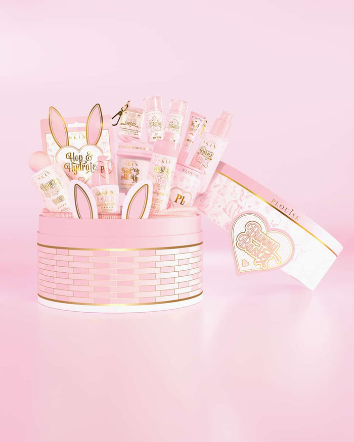 Pink P.Louise påskekurv med bunny øre design