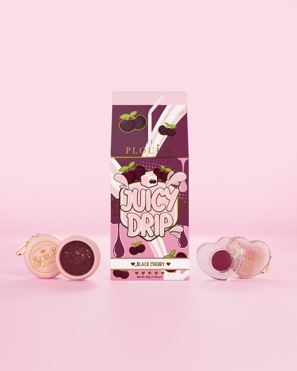Dúo de mascarilla labial y exfoliante labial Juicy Drip