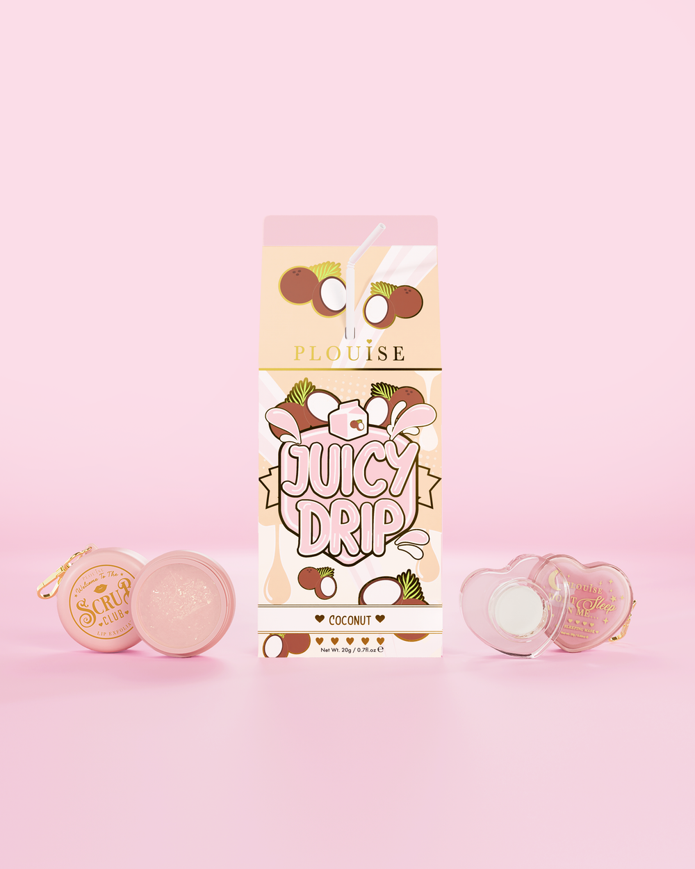 Dúo de mascarilla labial y exfoliante labial Juicy Drip