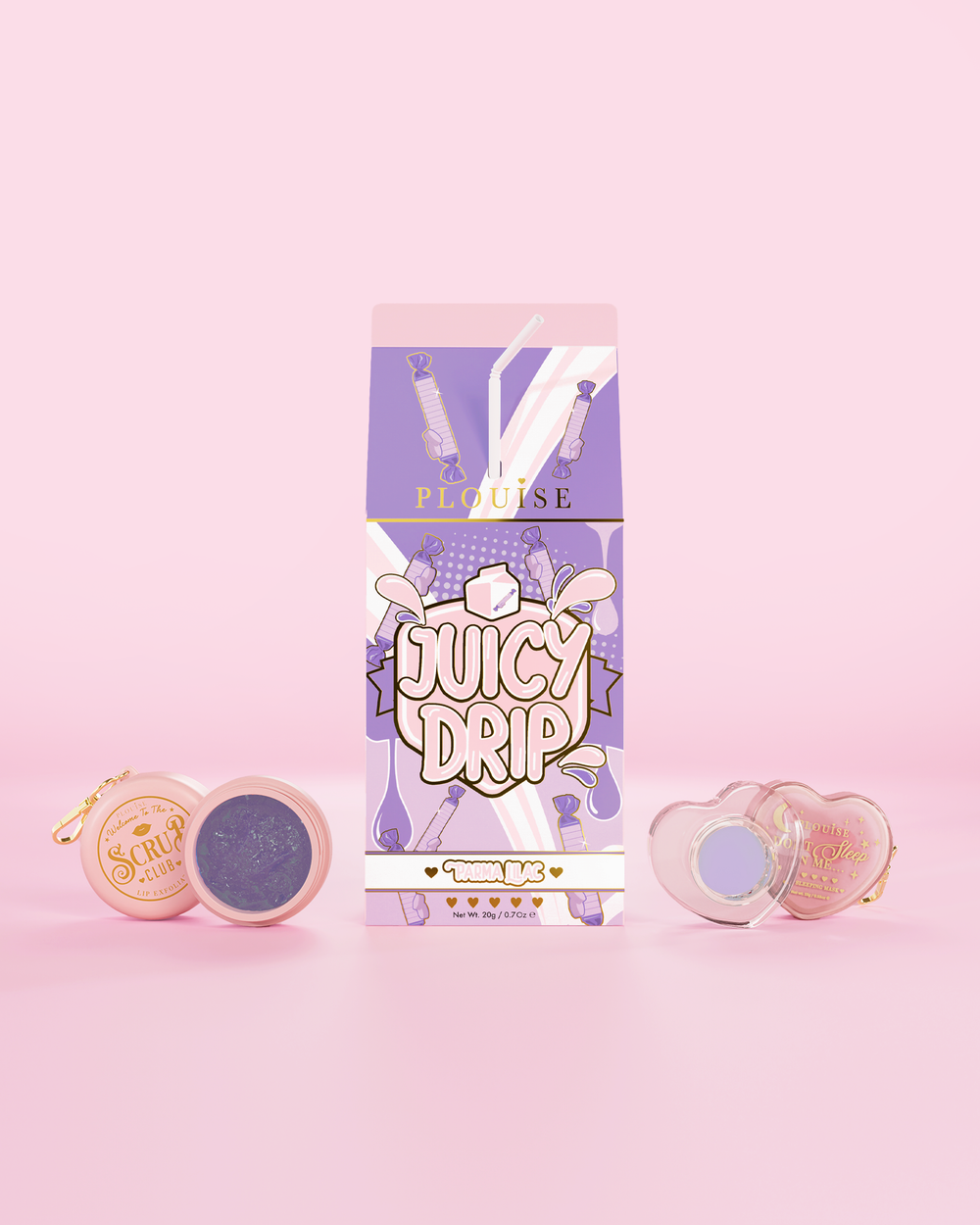 Dúo de mascarilla labial y exfoliante labial Juicy Drip