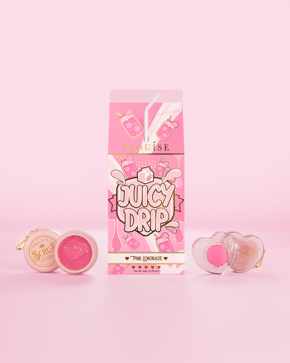 Dúo de mascarilla labial y exfoliante labial Juicy Drip