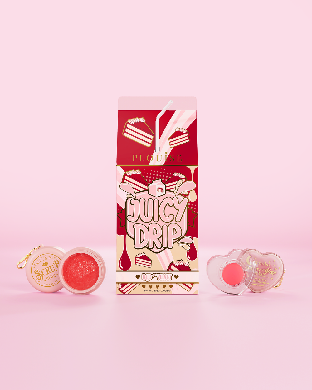 Dúo de mascarilla labial y exfoliante labial Juicy Drip