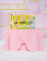 Caja de regalo con lazo rosa
