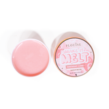 Åben balje af P. Louise Make It Melt Makeup Cleansing Balm i orange duft på blå baggrund