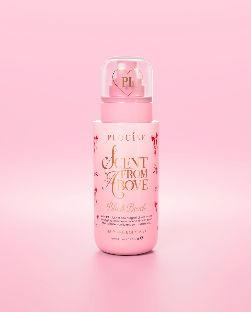 Smuk i Pink Sløjfe Makeup Kit & Taske