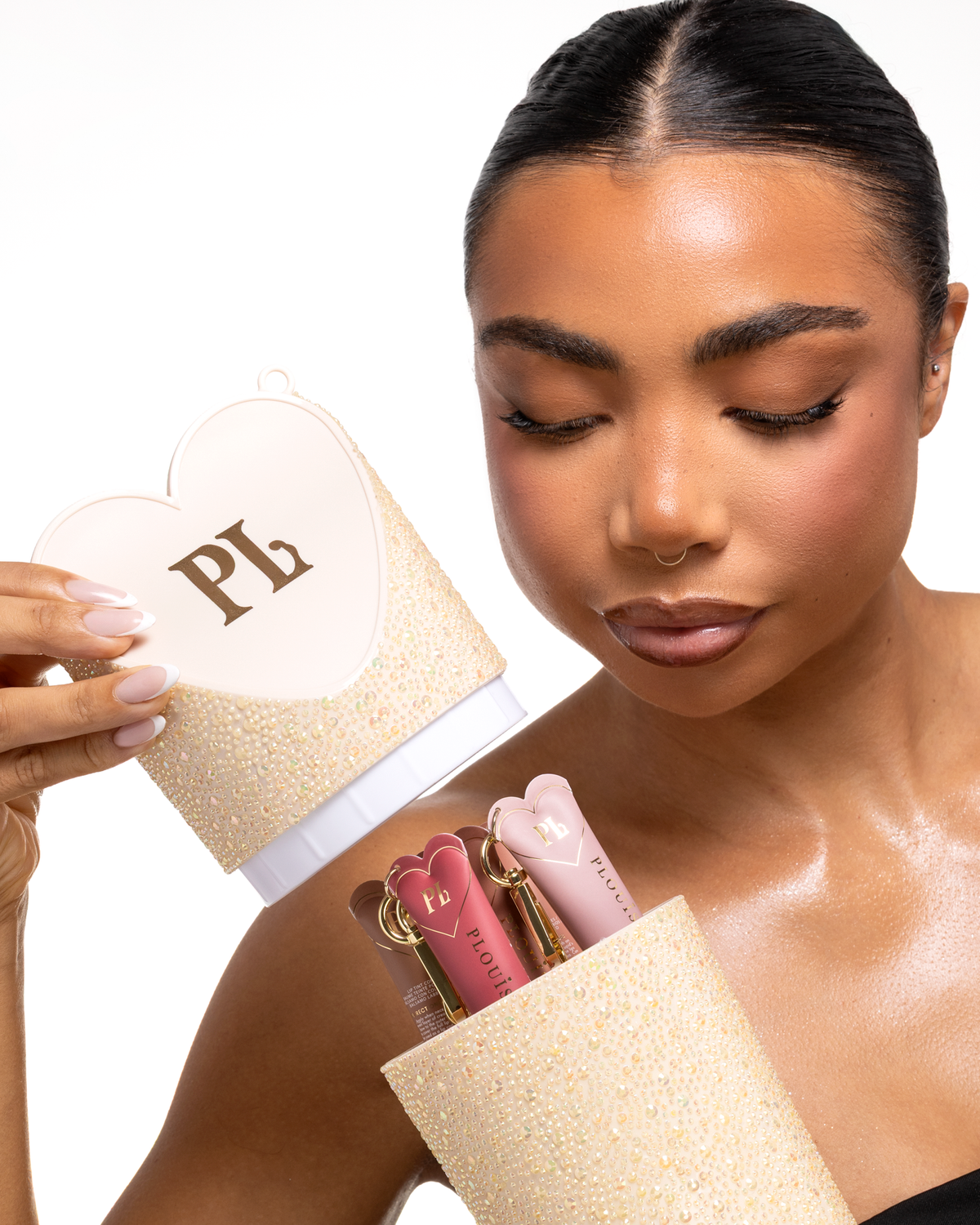 What's Inside Crystal XL Lip Oil Gift Set