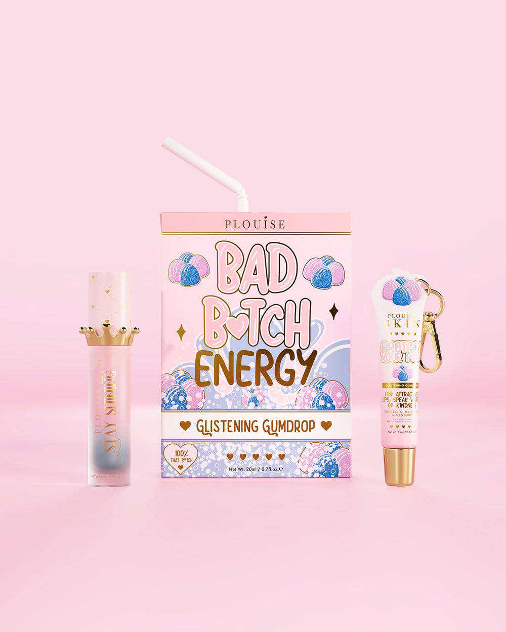 Dúo de acondicionador y aceite labial Bad Bitch Energy