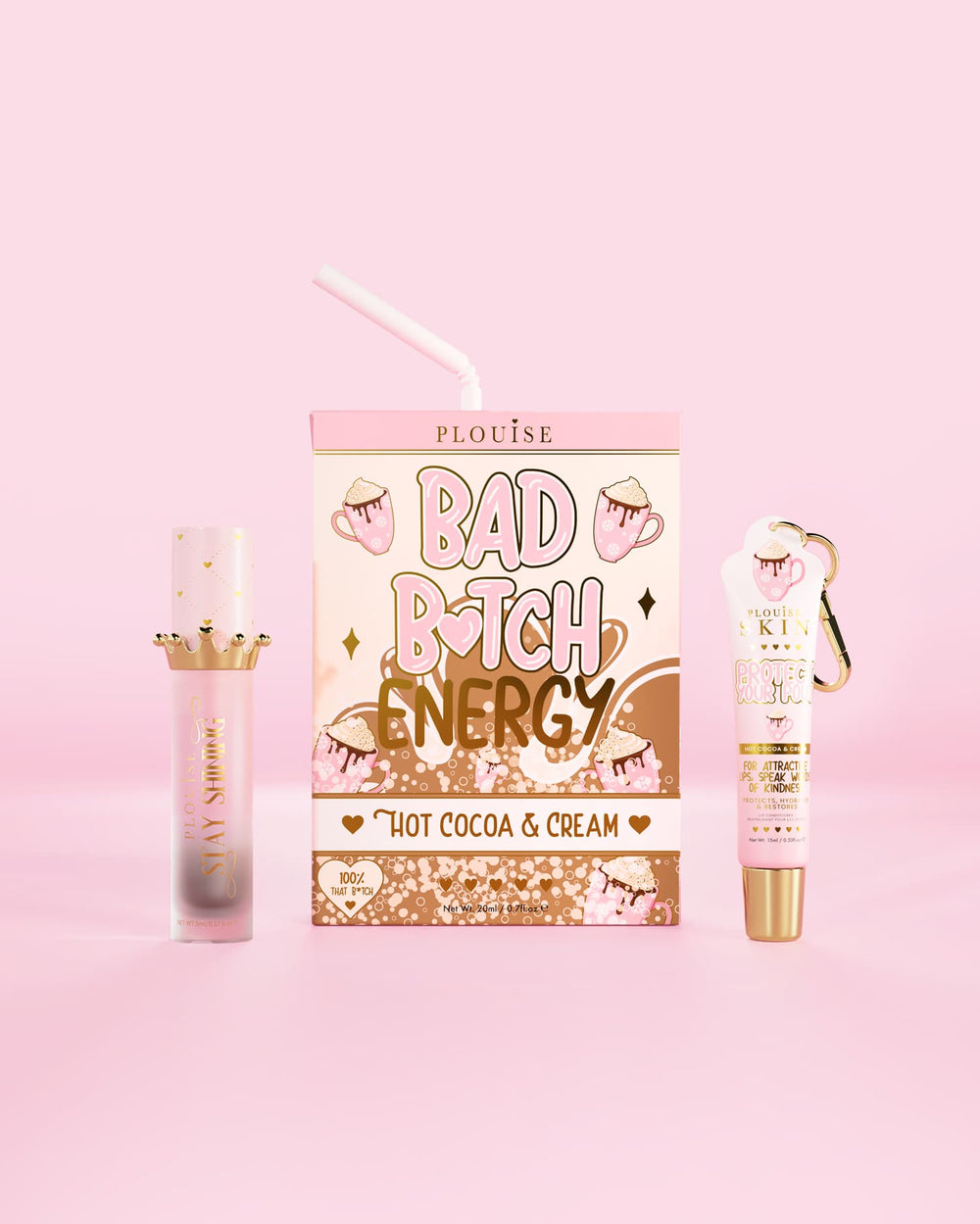 Dúo de acondicionador y aceite labial Bad Bitch Energy
