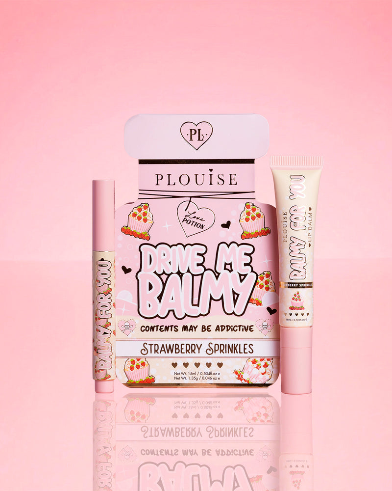 Dúo de labios balsámico Drive Me Sprinkles de fresa