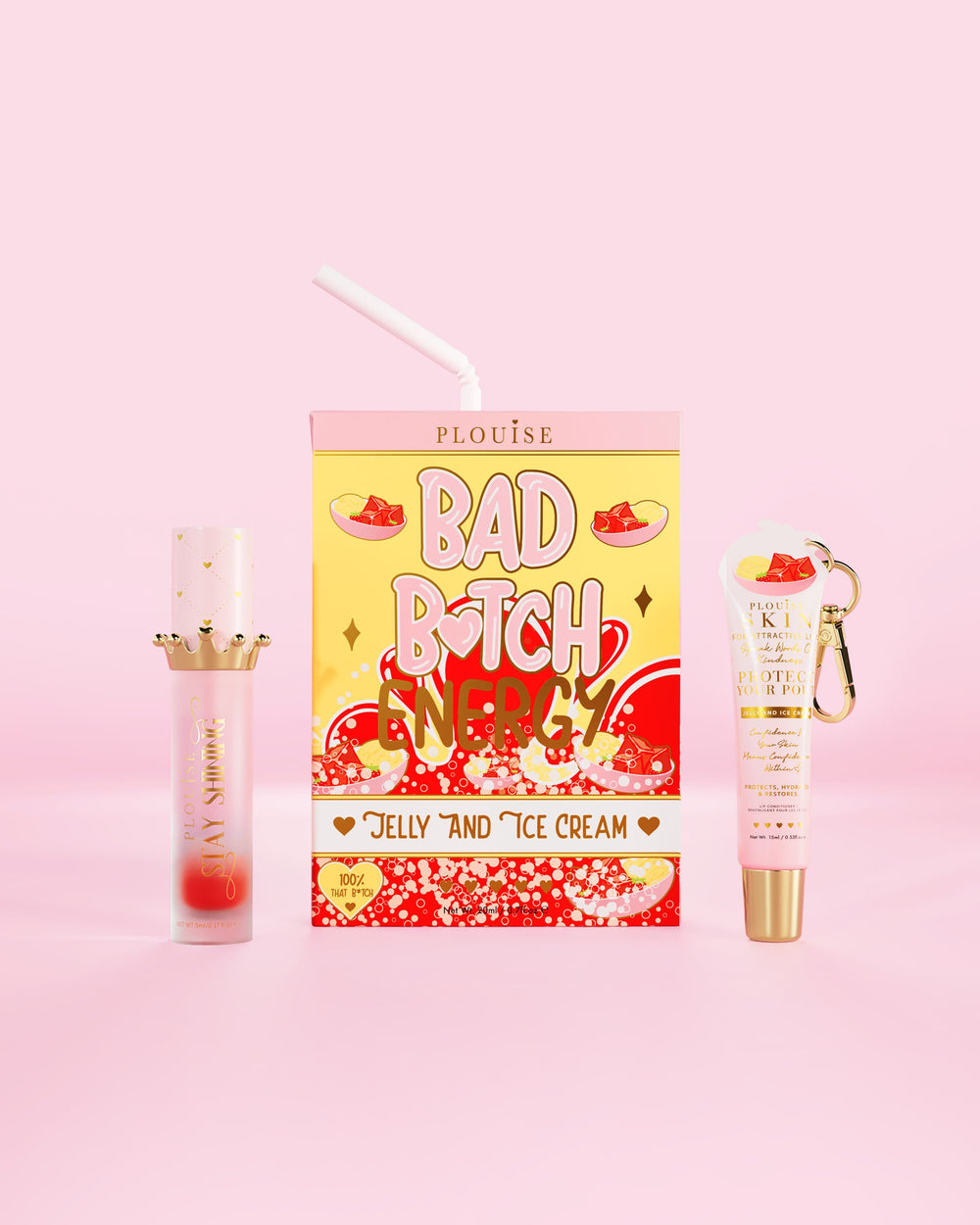 Dúo de acondicionador y aceite labial Bad Bitch Energy
